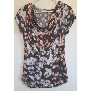 🧜‍♀️ Apt.9 watercolor floral scoop neck top